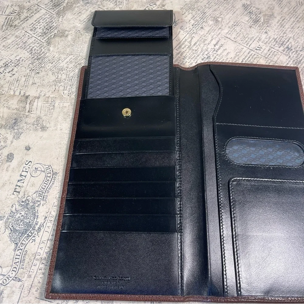 Gianfranco Lotti Firenze Made in Italy Snake Embossed Leather Passport Travel
